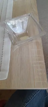 Vorschaubild 4 von Glasschale Dekoschale quadratisch transparent 13cm Modern