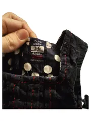 Vorschaubild 4 von Baby Mädchen Cordkleid Kleid Blau Gr. 62/68 Punkte