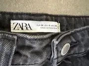 Vorschaubild 4 von High Waist Jeans Damen Gr. 36 Grau Denim Mom Hose W28