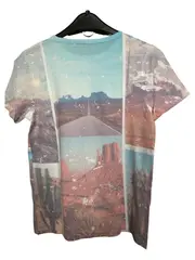 Vorschaubild 2 von Herren T-Shirt L 50 Arizona Wüste Casual Mehrfarbig Print