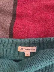 Vorschaubild 2 von Damen Pullover Langarm Petrol Rippstrick Gr. S 36