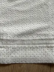 Vorschaubild 4 von Damen Top 34/XS Weiß Lochmuster Ärmellos Feminin