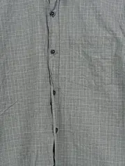 Vorschaubild 2 von Herren Hemd Langarm Grau Business M Kariert