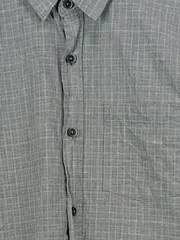 Vorschaubild 3 von Herren Hemd Langarm Grau Business M Kariert