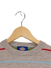 Vorschaubild 3 von Pullover Herren Gr. M gestreift Mehrfarbig Grau Strickpullover
