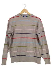 Vorschaubild 2 von Pullover Herren Gr. M gestreift Mehrfarbig Grau Strickpullover