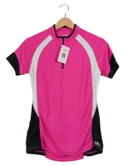 Vorschaubild 1 von Damen Sport Shirt Gr. 40 Pink Kurzarm Sportlich Quickdry