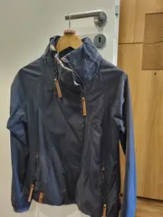 Vorschaubild 3 von Damen Sweatjacke Gr. 38/M Blau Casual Reißverschluss