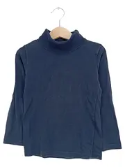 Vorschaubild 1 von Rollkragen Langarmshirt Kinder Gr. 140 Blau Baumwolle