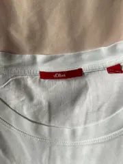 Vorschaubild 4 von Damen T-Shirt Weiß mit Grafischem Print Gr. 44/XXL Casual