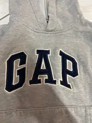 Vorschaubild 2 von Kapuzenpullover Kinder Grau Gr. 116 Logo Hoodie