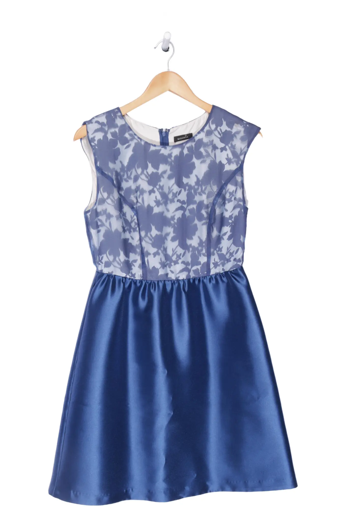 MARIPOSA Cocktailkleid Damen Gr. 38/M Blau Elegant Festlich Minikleid