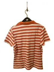 Vorschaubild 4 von TAIFUN Damen Poloshirt Gr. 40 L Orange Gestreift Kurzarm Freizeit Casual