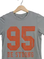Vorschaubild 5 von Jungen Sport Shirt Grau Gr. 140 '95 BE STRONG' Print