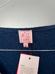 Vorschaubild 3 von Freizeitkleid Damen Gr. 38 Blau Casual Kurzarm