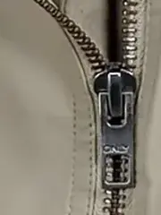 Vorschaubild 4 von Damen Kunstleder Bikerjacke Gr. 36 S Beige Modern Reißverschluss