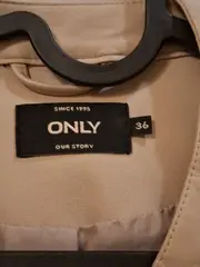 Vorschaubild 7 von Damen Kunstleder Bikerjacke Gr. 36 S Beige Modern Reißverschluss