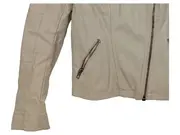 Vorschaubild 5 von Damen Kunstleder Bikerjacke Gr. 36 S Beige Modern Reißverschluss