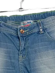 Vorschaubild 2 von Jeans Shorts Mädchen Kinder 164 Blau Casual Denim