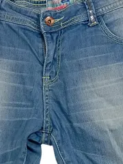 Vorschaubild 3 von Jeans Shorts Mädchen Kinder 164 Blau Casual Denim