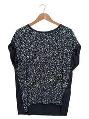 Vorschaubild 1 von Damen T-Shirt bedruckt Mehrfarbig Gr. 42 Viskose