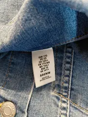 Vorschaubild 6 von &Denim Jeansjacke Kinder Gr. 170 Blau Klassisch Baumwolle