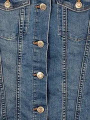 Vorschaubild 3 von &Denim Jeansjacke Kinder Gr. 170 Blau Klassisch Baumwolle