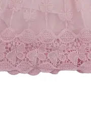 Vorschaubild 3 von Smile Girls Festliches Kleid Mädchen Gr. 86 Rosa Schmetterling Spitze