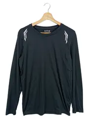 Vorschaubild 1 von Ski Unterhemd Herren Gr. 46/S Schwarz Sportlich Langarm Funktionsshirt