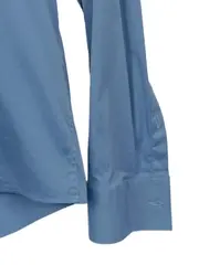 Vorschaubild 6 von Business Hemd Herren Gr. 38 Blau Langarm Slim Fit Baumwolle