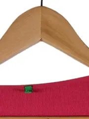 Vorschaubild 3 von Damen Strickjacke Pink Gr. S Baumwolle V-Ausschnitt