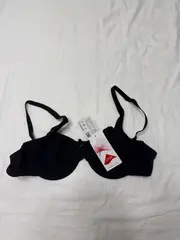Vorschaubild 1 von Damen Bügel-BH Schwarz Gr. 80B Baumwolle Stretch NEU