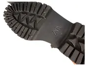 Vorschaubild 4 von Chelsea Boots Damen Gr. 39 Schwarz Leder Schnalle Profilsohle