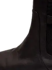 Vorschaubild 6 von Chelsea Boots Damen Gr. 39 Schwarz Leder Schnalle Profilsohle
