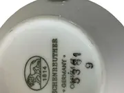 Vorschaubild 5 von Tasse Porzellan Weiß Goldrand Klassisch Dunkelblaues Band