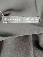 Vorschaubild 3 von festliches Kleid Damen Gr. 36 S Schwarz Spitze Lochmuster Midikleid