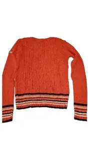 Vorschaubild 3 von Polo Team Pullover Kinder Gr. 32/34 Rot Zopfstrick Maritim