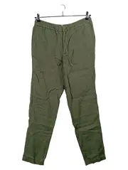 Vorschaubild 1 von Herren Leinenhose Stoffhose Oliv Größe M Casual Sommer