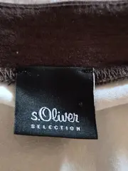 Vorschaubild 5 von Damen Freizeitkleid Wickelkleid Gr. 38 Braun Blumenmuster