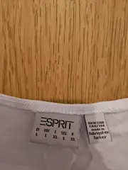 Vorschaubild 5 von Damen Top Basic Weiß Gr. 40/L Baumwolle Tanktop