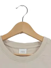 Vorschaubild 3 von Kinder T-Shirt Tanktop Beige Gr. 164 Casual Schriftzug