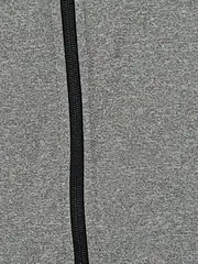Vorschaubild 4 von Kinder Trainingsjacke Gr. 158 Grau Melange Kapuze Sport Polyester