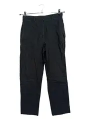Vorschaubild 1 von Stoffhose Damen Gr. 34 Schwarz Baumwolle Stretch Modern