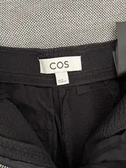 Vorschaubild 2 von Stoffhose Damen Gr. 34 Schwarz Baumwolle Stretch Modern