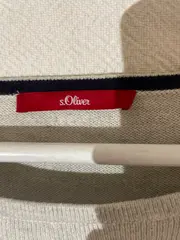 Vorschaubild 5 von Damen Pullover Gr. 36/S Beige Gestreift Maritim Baumwolle