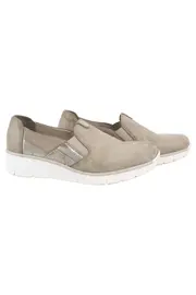 Vorschaubild 1 von Damen Slipper Beige Gr. 38 Casual Komfortabel Plateau-Sohle