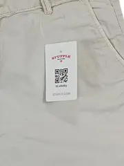 Vorschaubild 3 von Damen Chino Shorts Beige Gr. 34 XS Baumwolle Casual