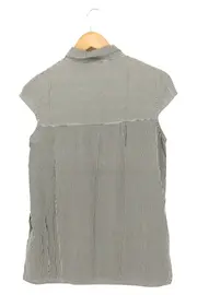 Vorschaubild 2 von Damen Hemdbluse Gr. 36/S Gestreift Mehrfarbig Kurzarm Klassisch