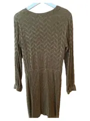 Vorschaubild 3 von Women Damen Kleid Gr. 36 S Braun Elegant Langarm Festlich