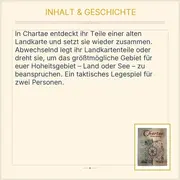 Vorschaubild 4 von Chartae Reiner Knizia Brettspiel Legespiel 2 Spieler